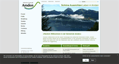 Desktop Screenshot of gemeinde-amden.ch